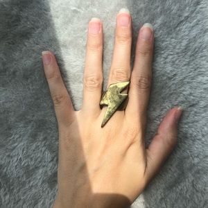⚡️Edgy Lightning Bolt Ring